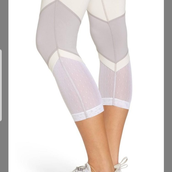 Zella Epic Dot High Waist Mesh Capri Leggings-Smal - Picture 2 of 6